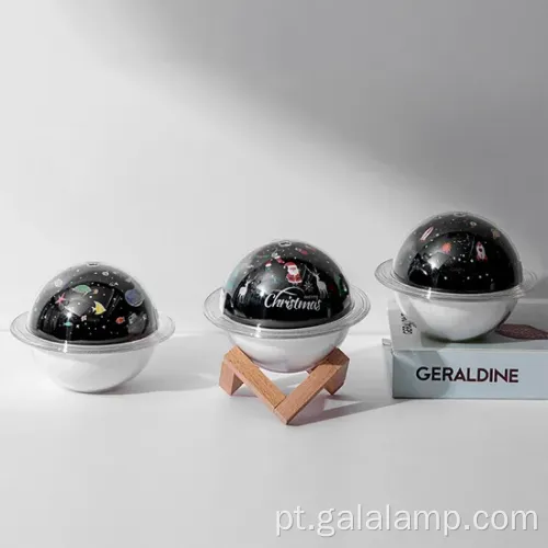 Umidificador de luz noturno com suporte, alimentado por USB